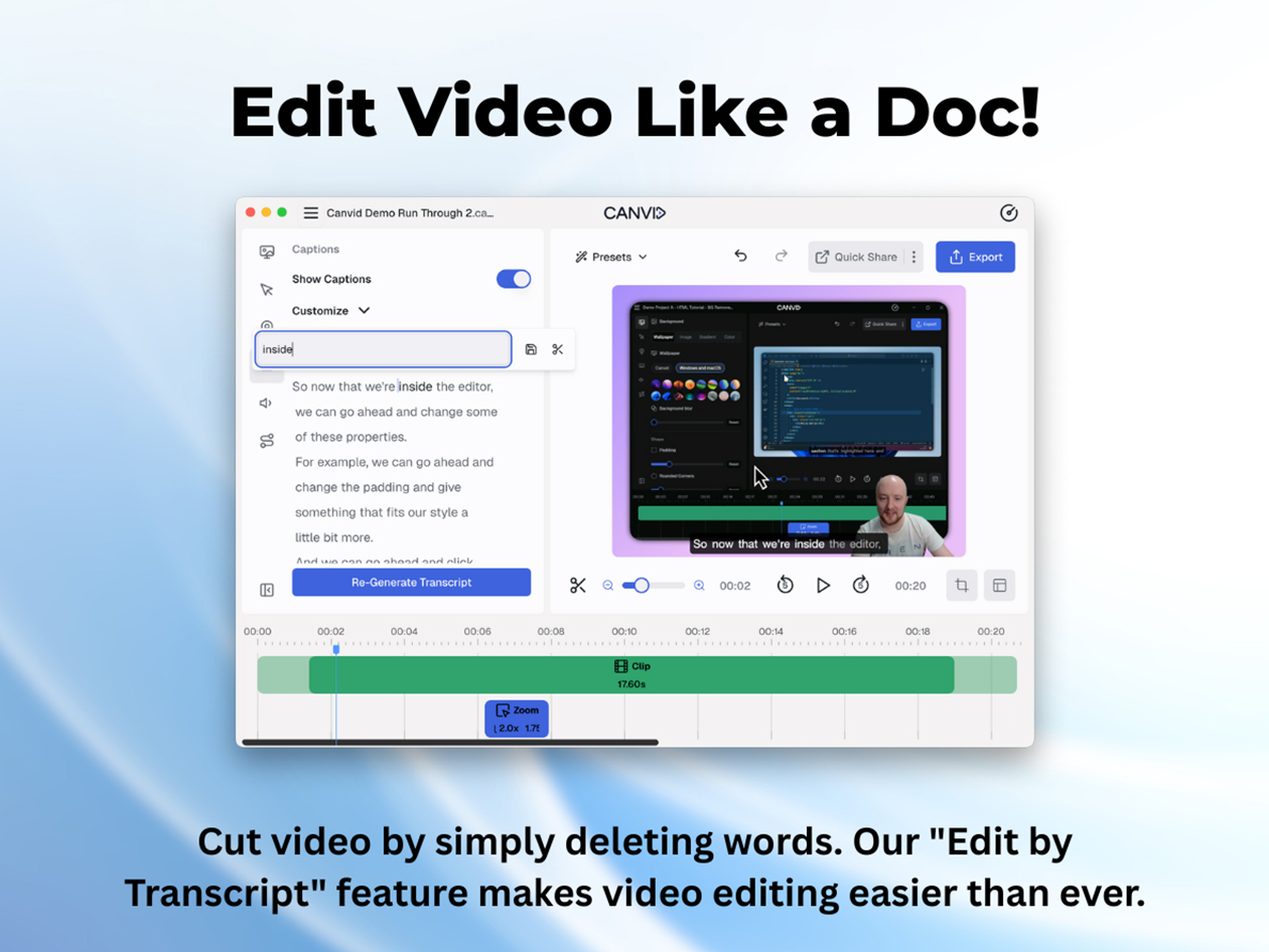 Canvid AI-Powered Video Creator & Editor: Lifetime Subscription